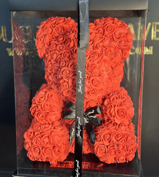 oso rojo rosas eternas bogota