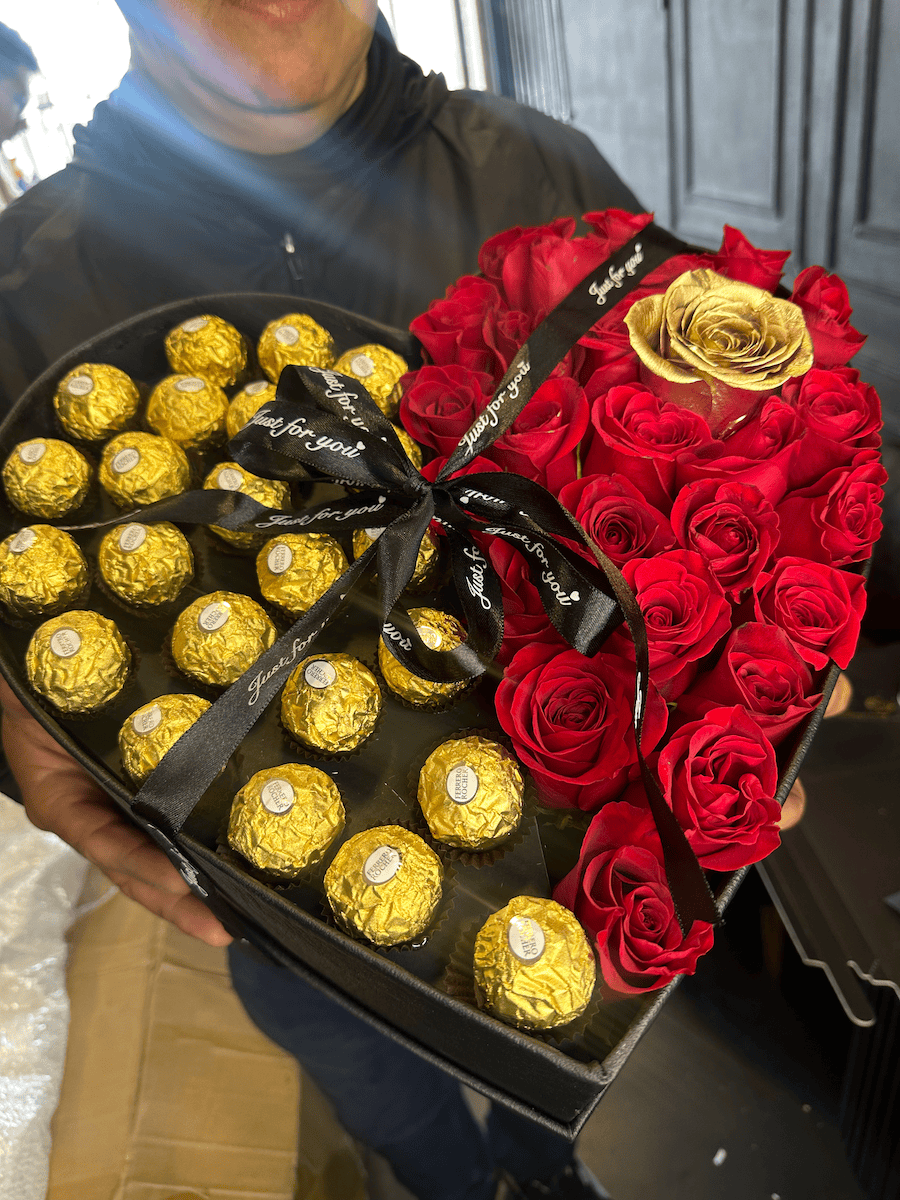 box corazon ferrero
