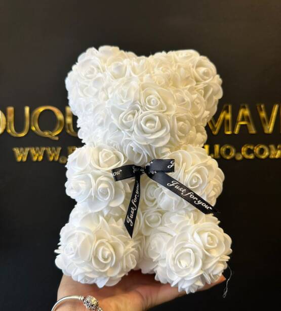Oso Blanco Rosas Eternas Bogota Teddy