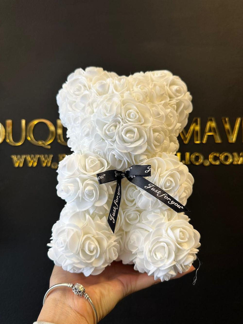 Oso Blanco Rosas Eternas Bogota Teddy